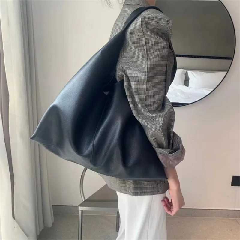 Luxury Fi Soft Leather Handbags Wen Brown Large Capacity Hand Bags Shopping Tote Fem Casual Shoulder Bag Purse Y250718