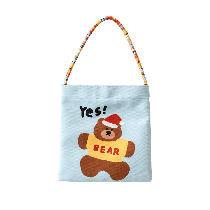 2025 Designer's New Women's Handbag, Handheld Phone Bag, Niche Student Children's Forest Style Korean Small Bag