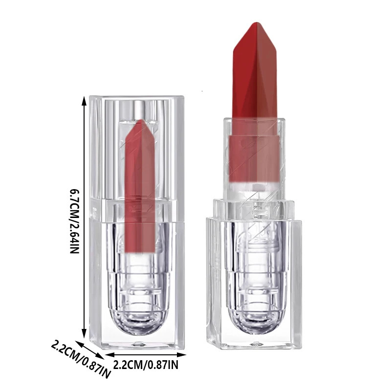 2-Color Matte Lipstick Non-Fading Non-Stick Cup Long-Lasting Velvet Finish Smooth Matte Lip Color Waterproof Smudge-proof 250716