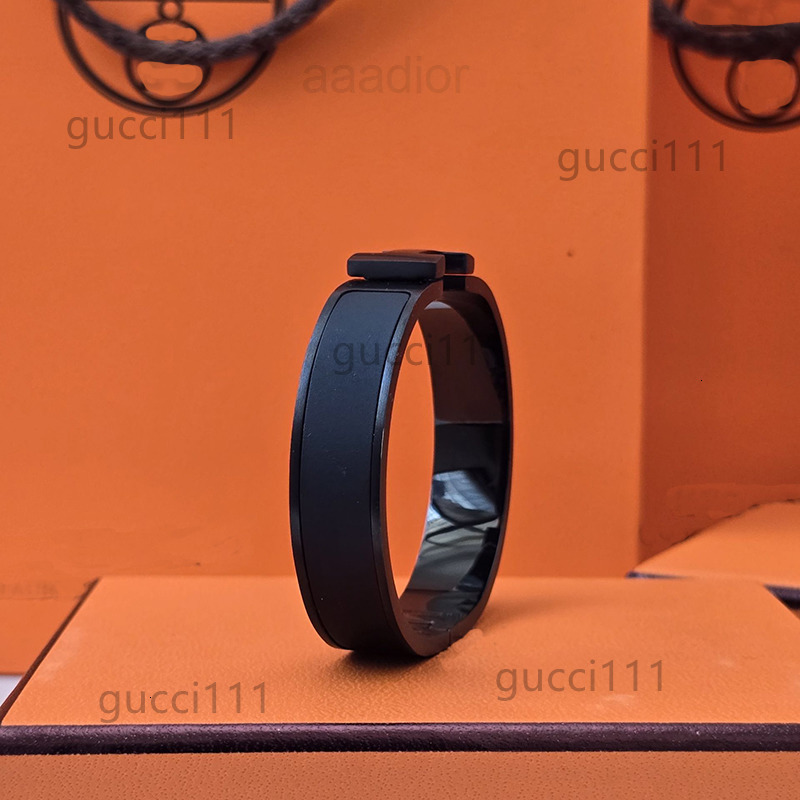 Classic Bracelet 12MM Mens Womens Black Bracelet Electroplated 18k Gold Bracelet Wide Womens Designer Jewellery Size 17/19 8QV0 H