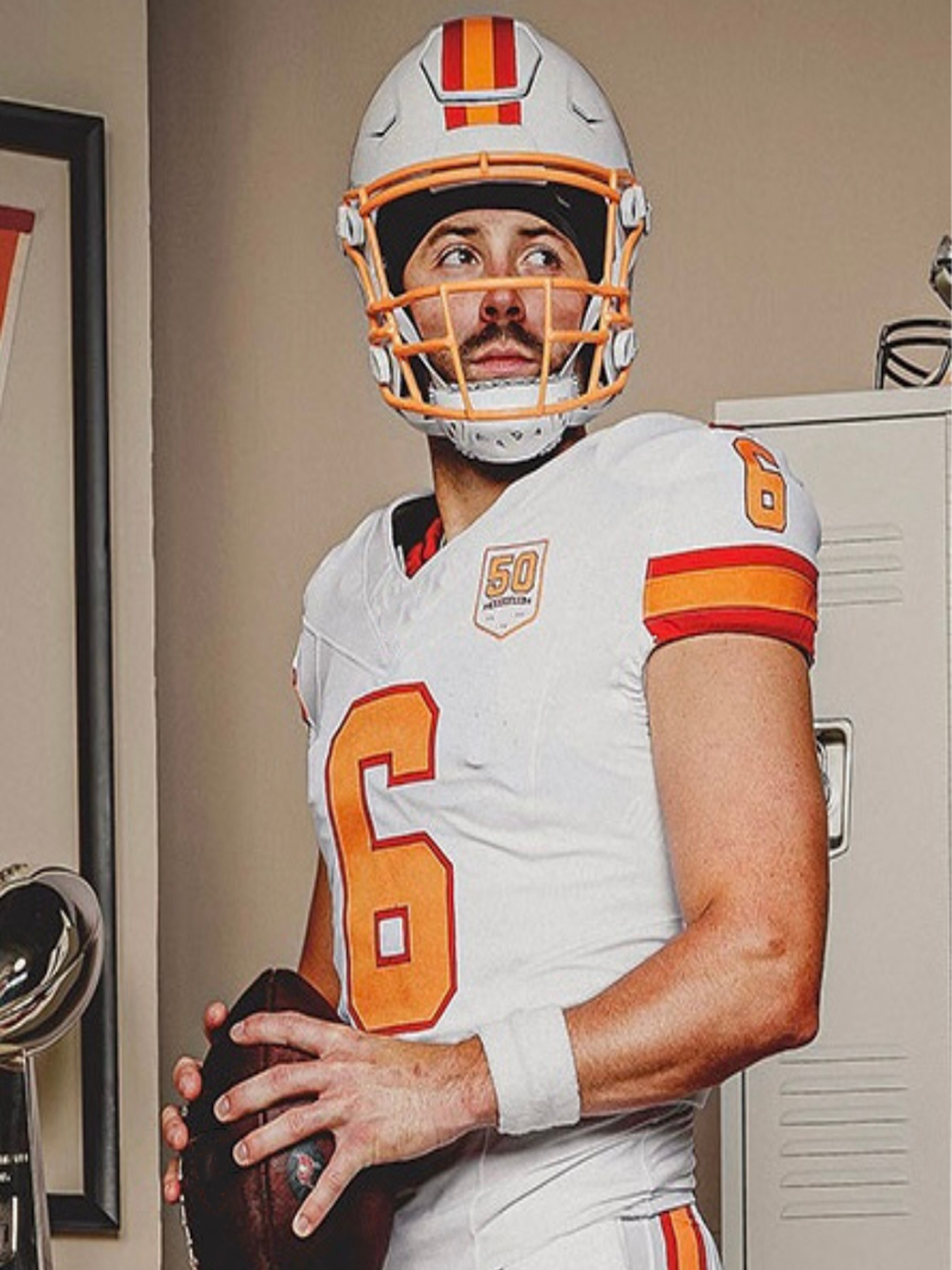 Baker 6 Mayfield Tom 12 Brady 2025 Football Jerseys Mike Evans Bucky Irvin Chris Godwin Jr. Emeka Egbuka Vita Vea