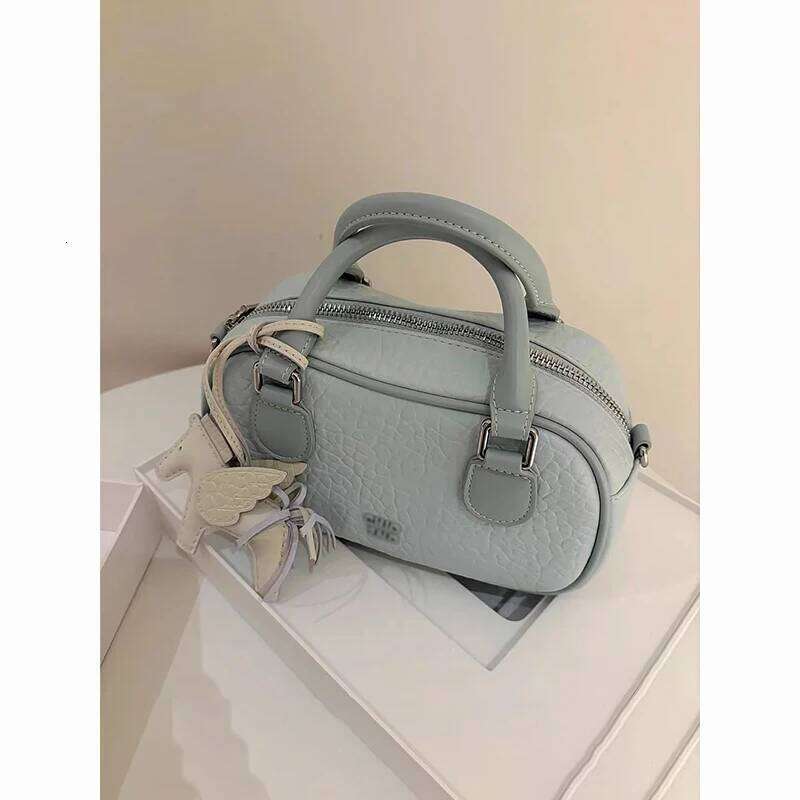 ZAR Brand Boston Sle Crossbody Pillow Handbag Women's Small Square Soft PU Leather Casual Oulder Bag For Youth