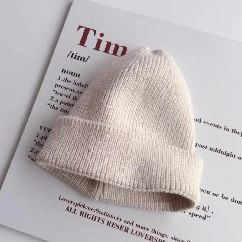 Kids Beanie Solid Color Knitted Baby Winter Hats For Children Warm Crochet Boys Girls Hat Toddler Cap Bonnet Gorras Gorro 250717