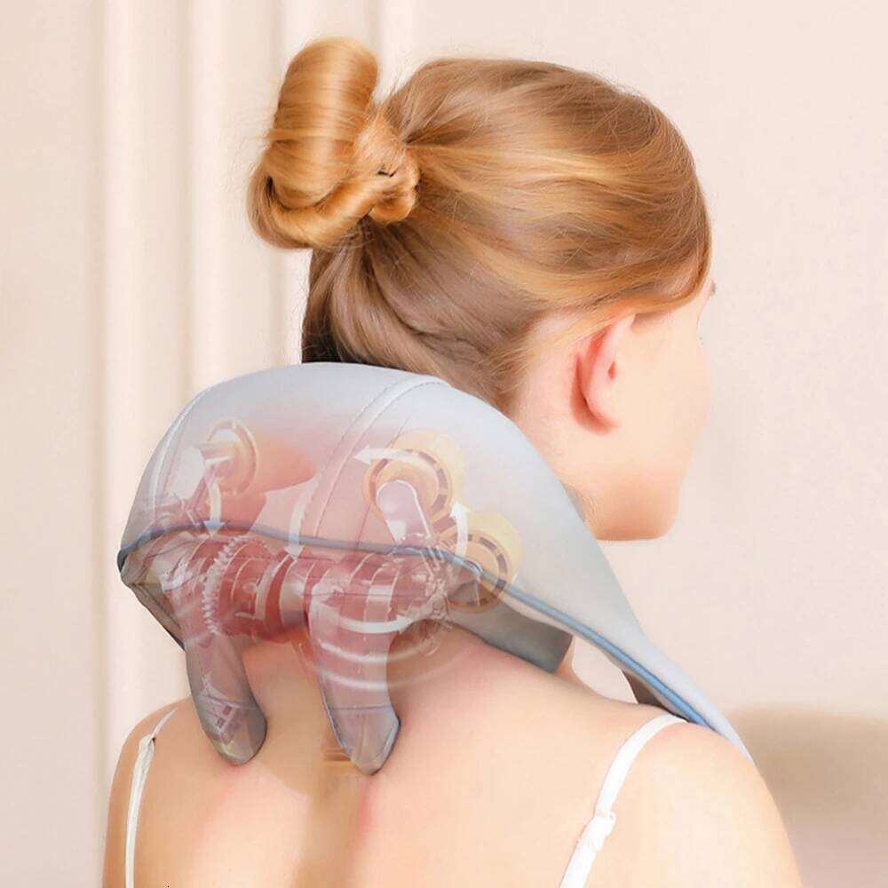 Intelligent Kneading Simulated Human Hand Massage Shawl Cervical Trapezius Muscle Relaxation Shoulder & Neck Device For MI