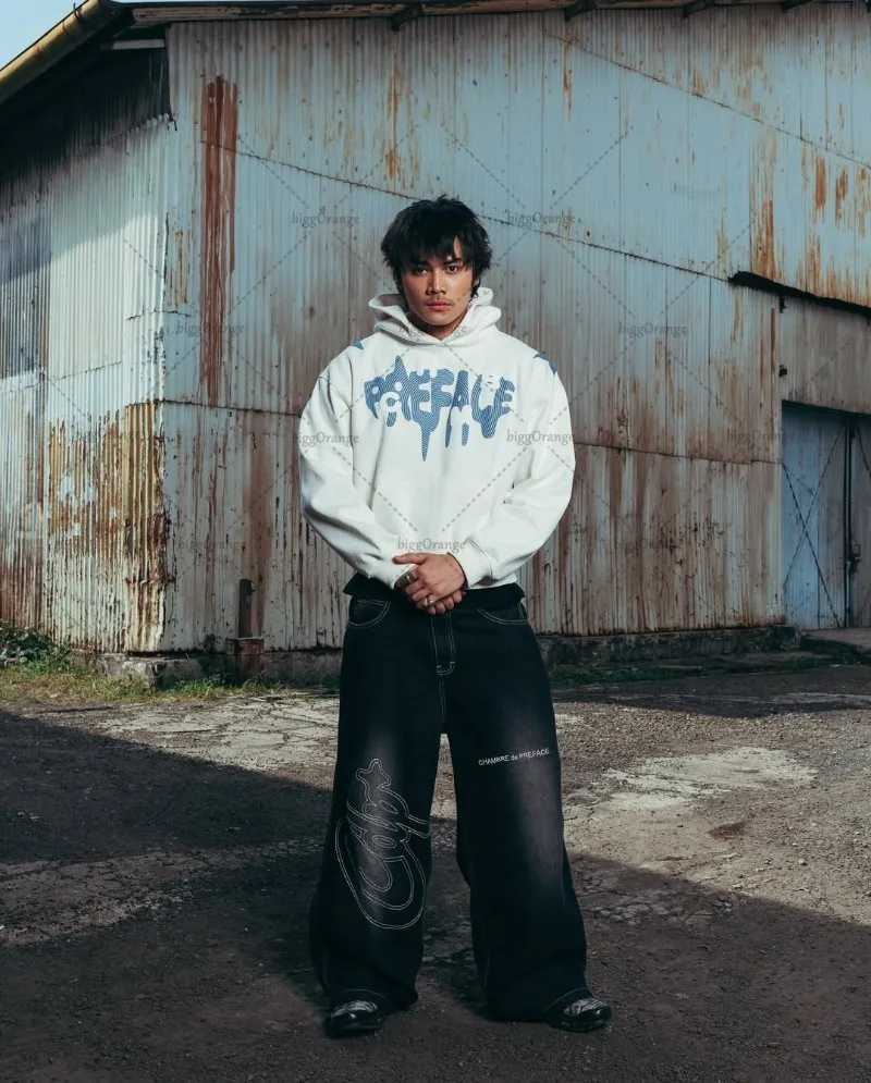 American New High Street Trendy Zipper Hoodie Men Letters Star Pullover Jacket Tops Womens Gothpunk Oversized Sweatshirt Men X250718