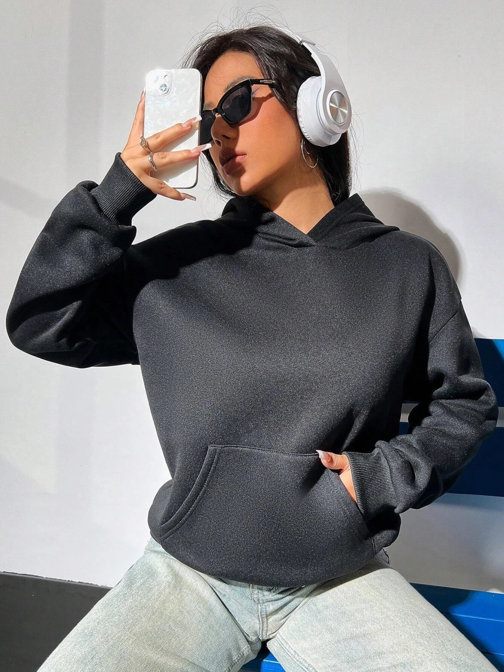 Spread Wings On The Back Graphic Print Woman Hoodie Hip Hop Soft Hoody Fashion Warm Loose Sweatshirt Autumn Fleece Sportswears 250707