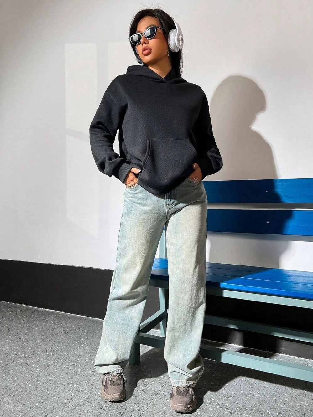 Spread Wings On The Back Graphic Print Woman Hoodie Hip Hop Soft Hoody Fashion Warm Loose Sweatshirt Autumn Fleece Sportswears 250707