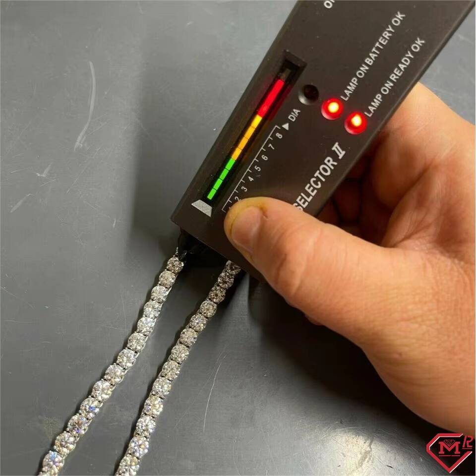 Gra Certificate 6mm Tennis Necklace Hiphop Vvs Iced Out Chain 925 Silver Moissanite Tennis Chain