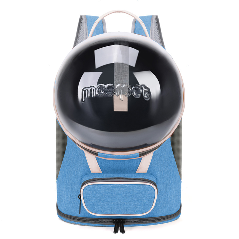 Beni Pet Breathable Space Capsule Pet Carrier - Portable Double Shoulder Bag for Cats & Dogs