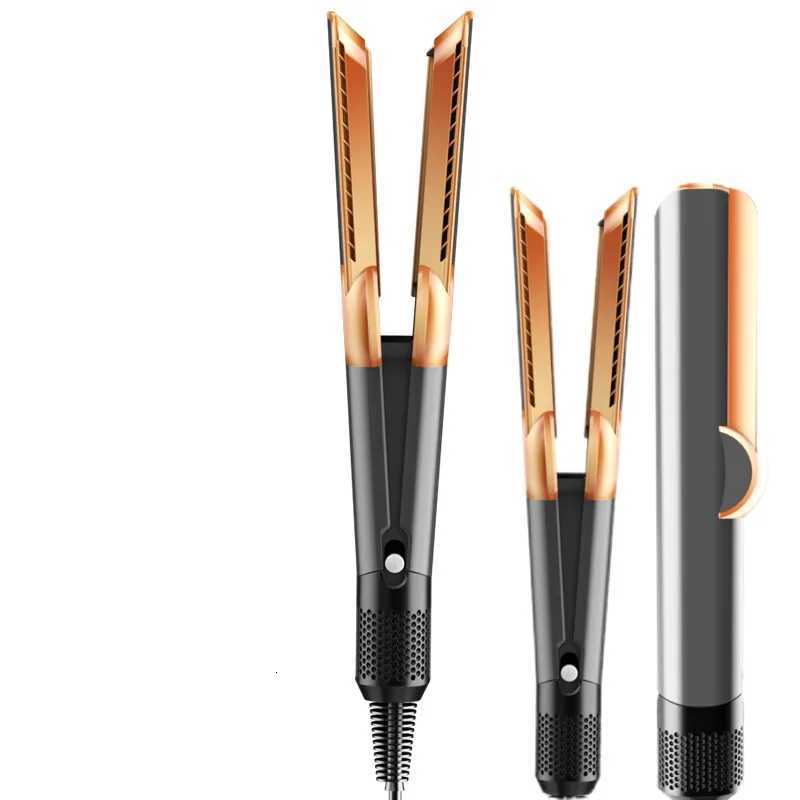 Professional 2-in-1 Hair Straightener And Dryer Heat-Up Flat Iron Compatible with Hairstrait Hair Straightener for Wet Dry Hair W250718