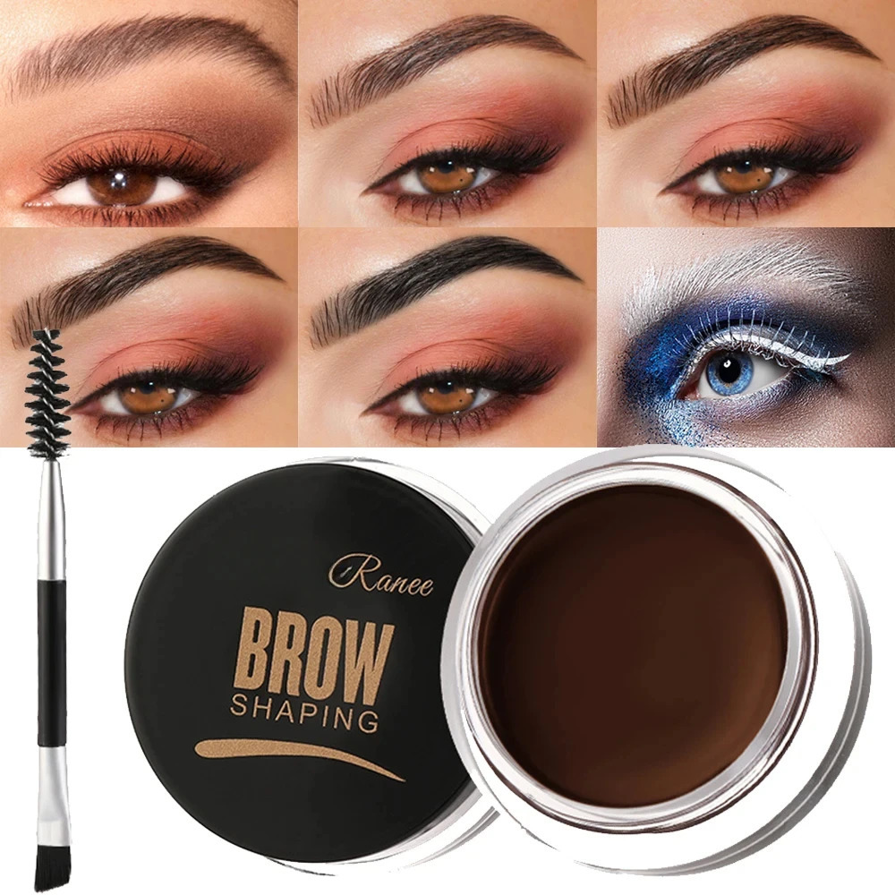 Matte Brown Black Wild Eyebrow Cream 3D Natural Tint Eyebrow Enhancers Gel Wax Waterproof Lasting Eye Makeup Cosmetic Tools 250712