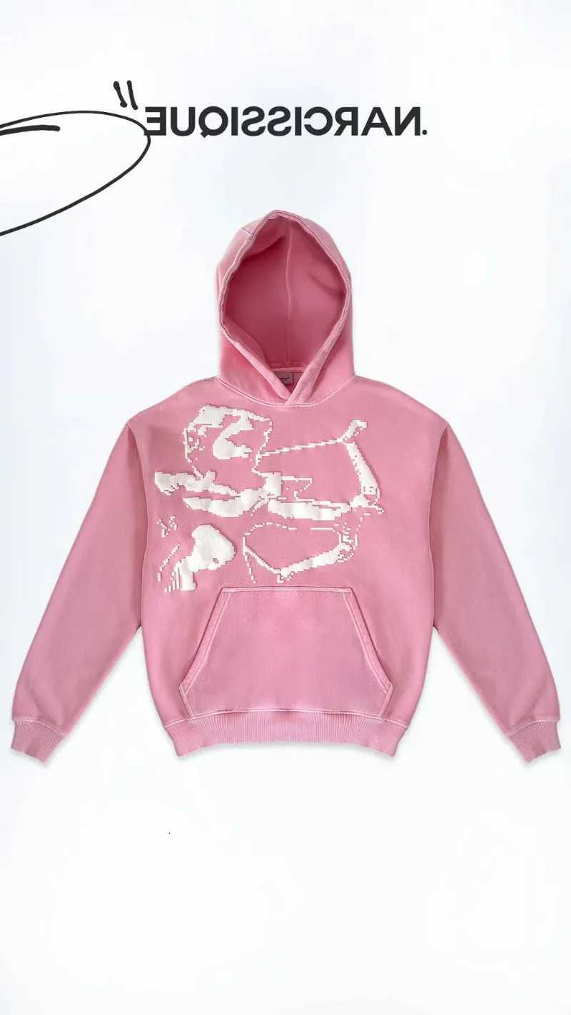 2025 new high street popular men hoodie Gothic Harajuku personality pattern design zipper hoodie hip hop casual sweatshirt X250718