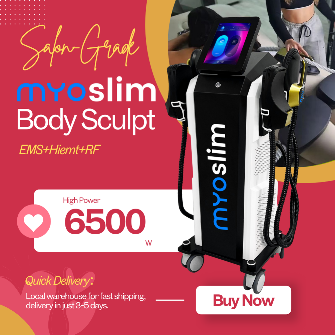 Salon-Grade 6500W EMS Body Slimming Equipment RF Technology for Fat Control and Deep Muscle Stimulation