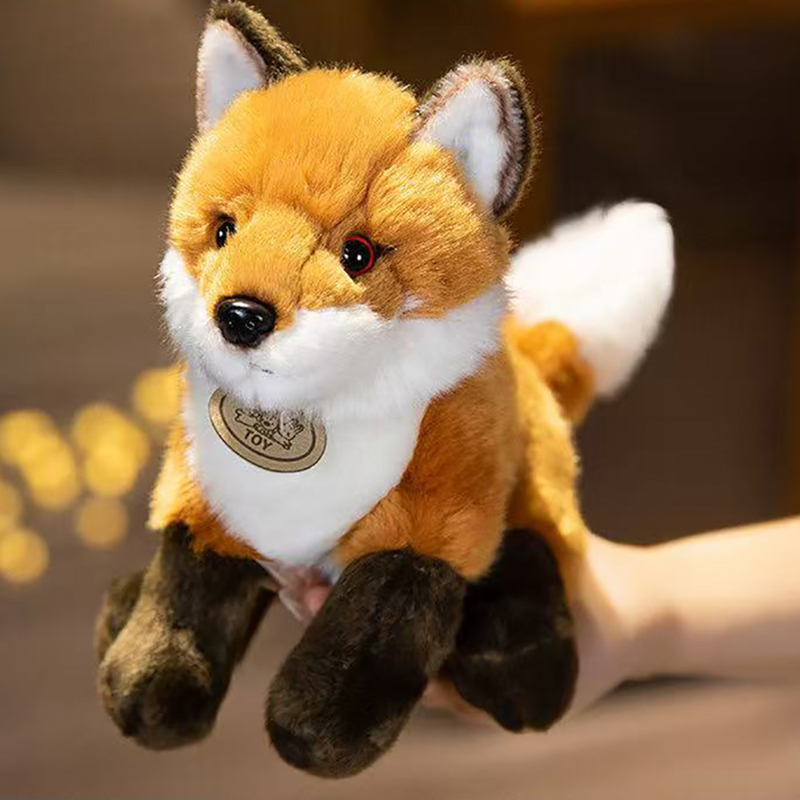 Factory direct sales of fox plush toys, plush toys, animal home decorations