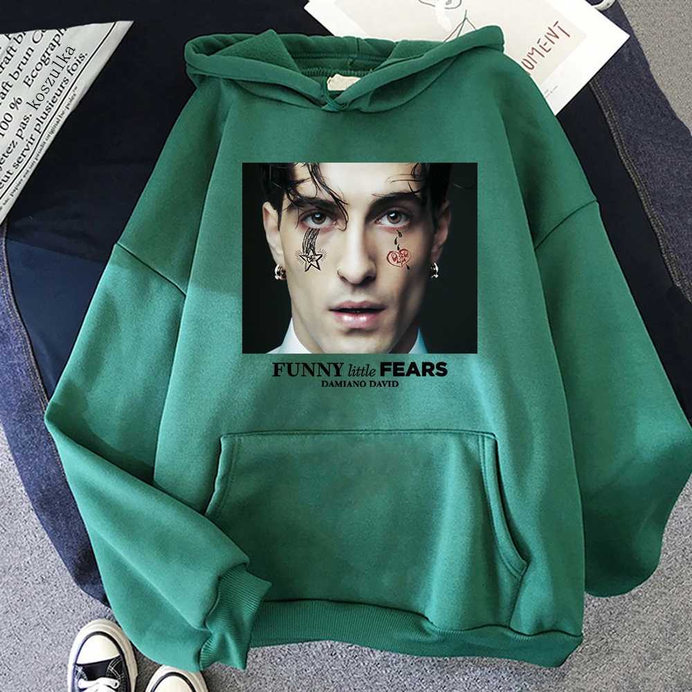 Damiano David Funny Little Fears Hoodie 2025 Next Summer Women/Men Hoodies Autumn Winter Clothes Aesthetic Sweatshirt Vintage XJ250717