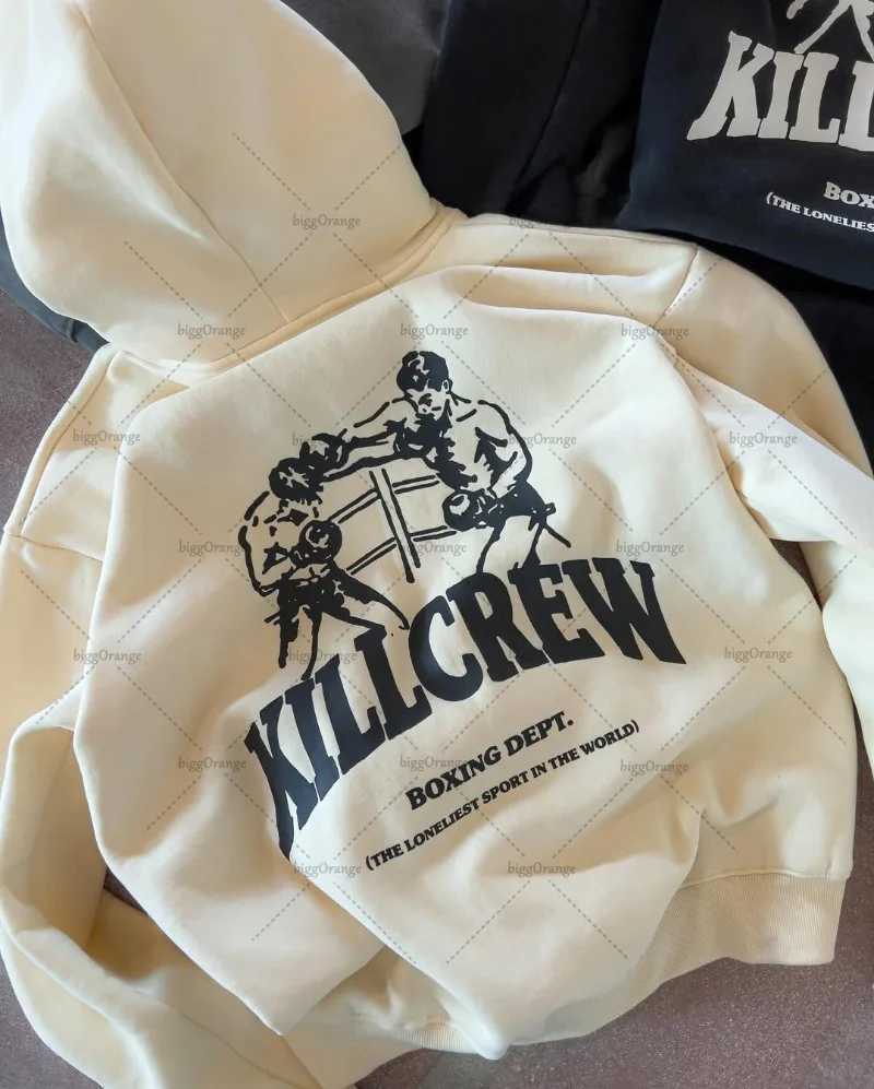 American Street Hip-hop Retro Harajuku Y2K Casual Loose Hoodie Men Letter Design Punk Rock Fashion Cotton Oversized Top Women X250718