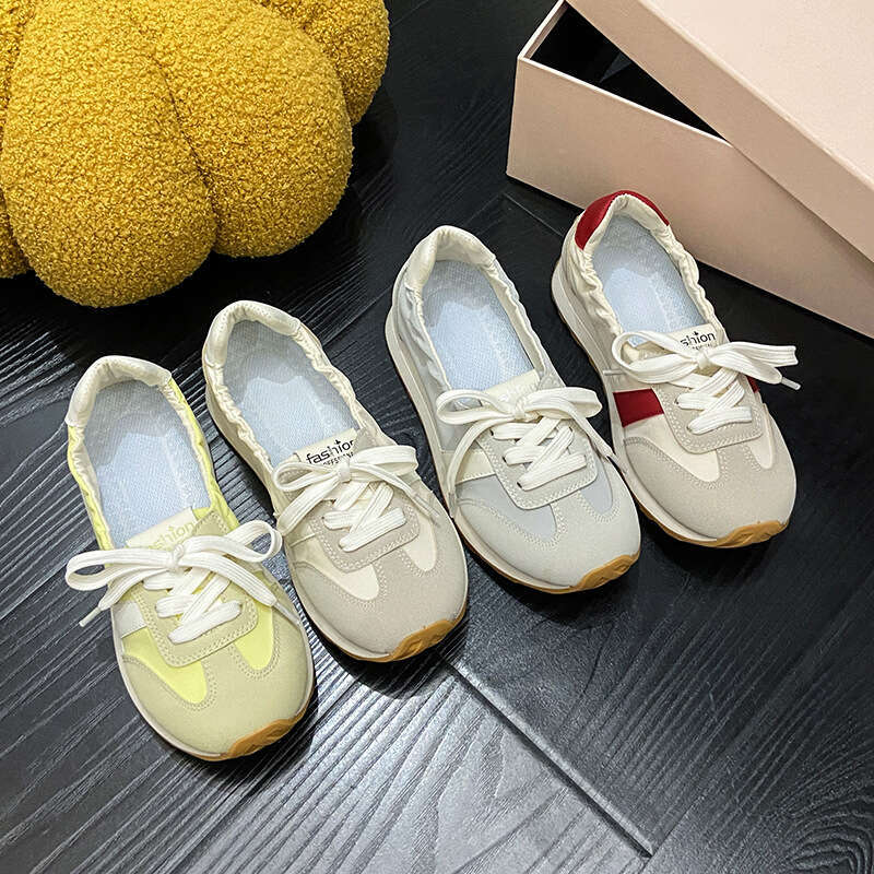 Free shipping 2025 White Sneakers for Women Summer New Korean Style Ins Trend Women's Shoes Casual Sports Versatile Slippers JCF212