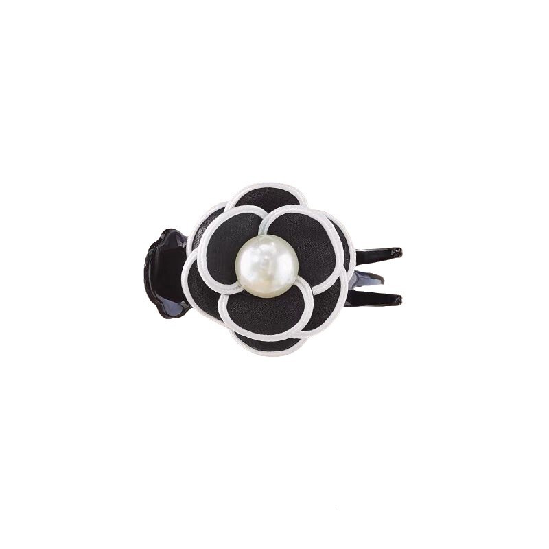 Super Fairy Camellia AB Double-Sided Claw Women, Elegant Bun Clip for Back of Head, High Ponytail Hairpin, Hair Accessory ddmythur