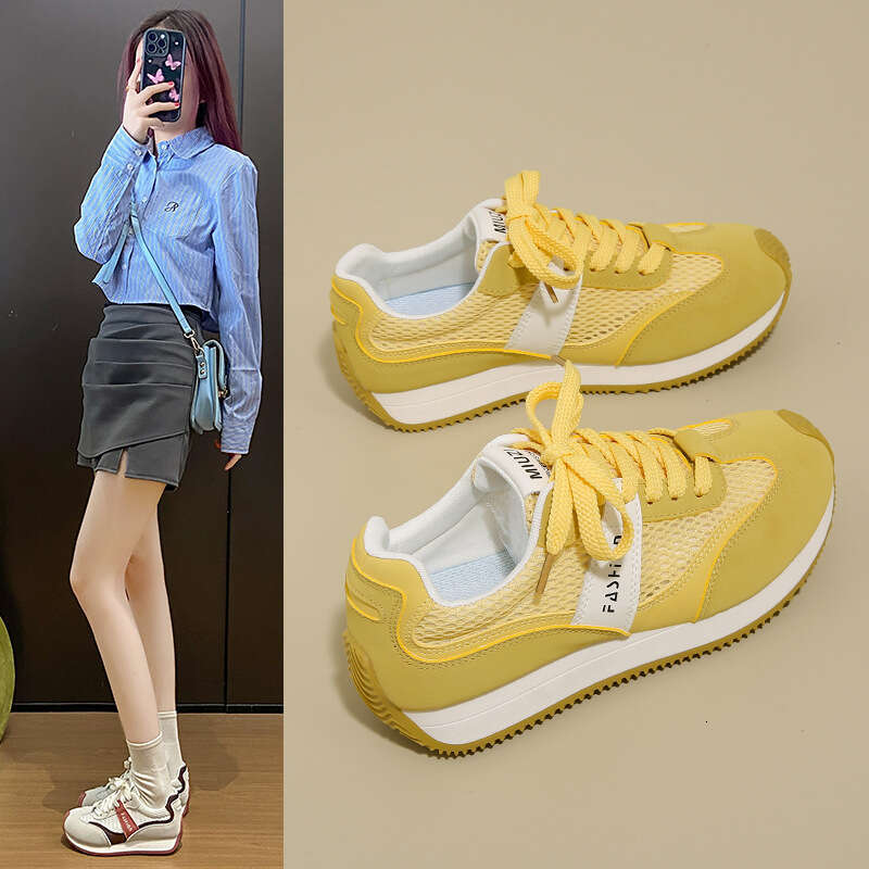 2025 White Sneakers Free shipping for Women Spring New Korean Free shipping Style Female Students Casual Sports Versatile Agan Shoes Street Fashion FS