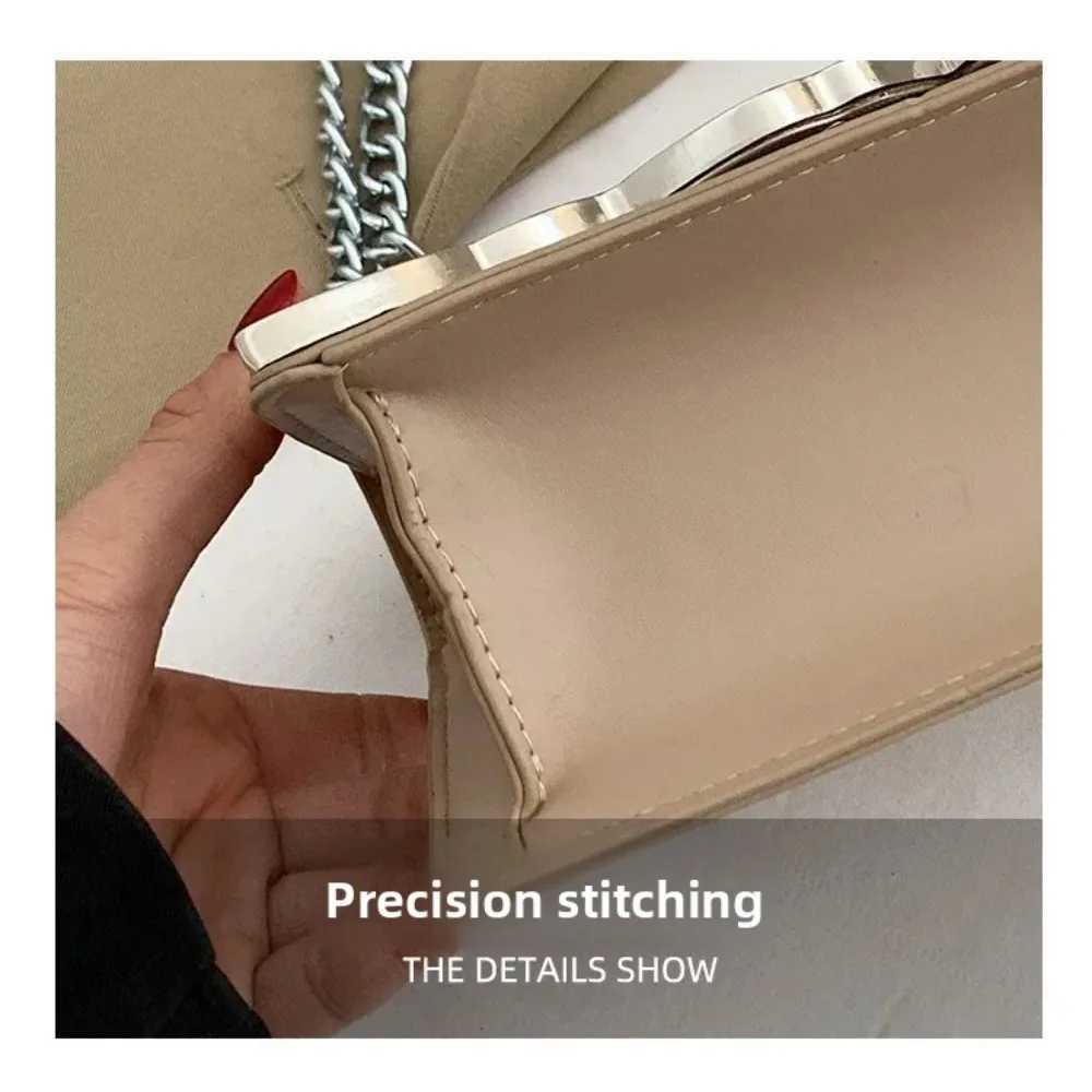 Trendy Crossbody Bag With Chain Strap - Slim Minimalist Club Purse For Evening Events And Casual Outings XJ250718
