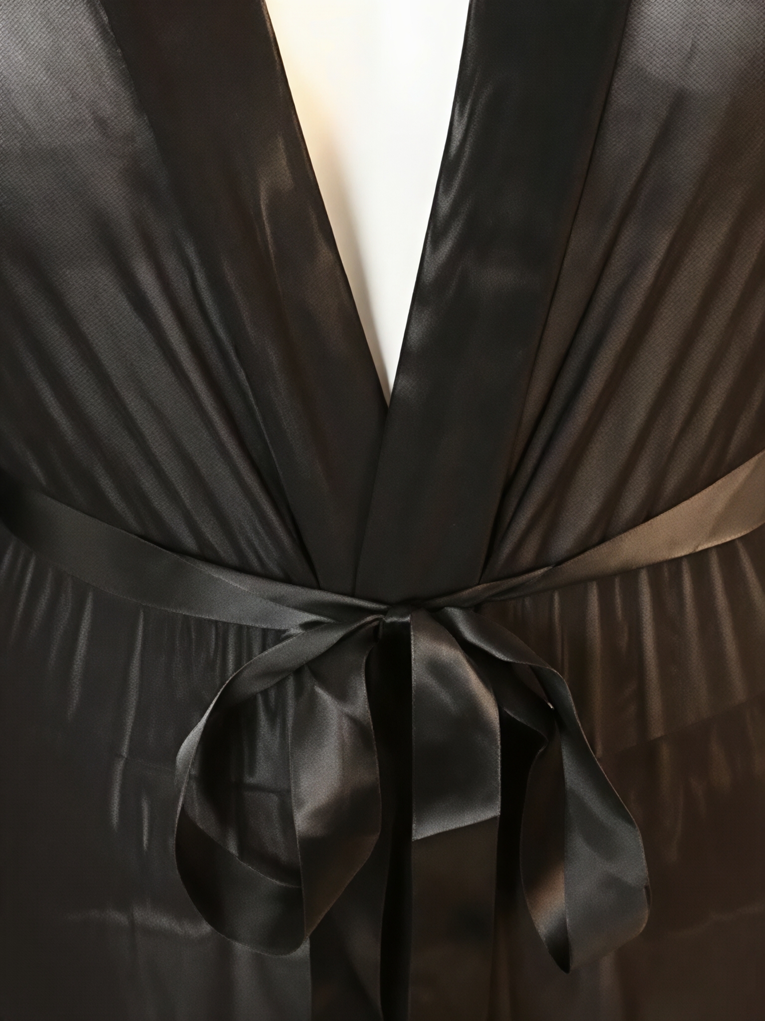 Mesh see-through sexy robe deep V-neck red lace splicing laced waist large size home wear bathrobe hot-sale products