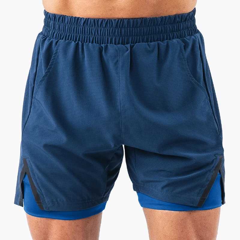 Running Shorts Men Gym Sports Shorts 2 In Quick Dry Workout Training Gym Fitness Jogging Short Pants Summer Men Casual Shorts W250718