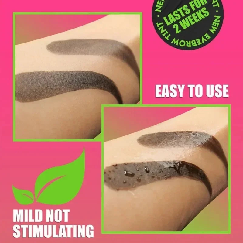 Rotatable Eyebrow Tint Brush Pen Microblading Liquid Semi Permanent Eyebrow Enhancers Long Lasting Brown Eye Brow Tattoo Pencil 250712