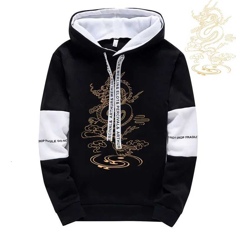 Mens Hooded Sweatshirts 11 Styles Dragon Printed Hoodies All Season Daily Casual Sports Pullover Male Urban Fashion Streetwear XJ250714