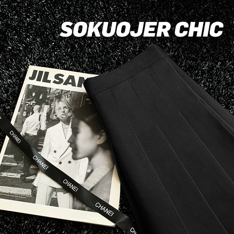 High-Quality Pleated for Women Summer A-Line High Waist Plus Size Student Anti-Exposure JK Short Skirt