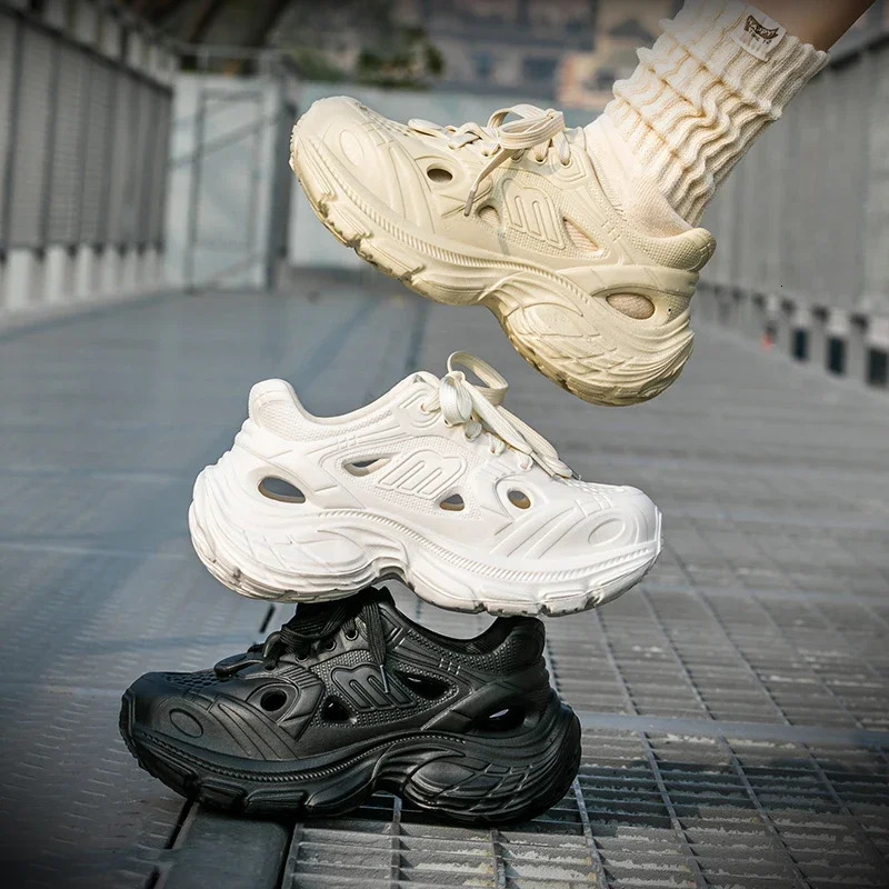 Summer Fashion Breathable Chunky Sneakers Women EVA Non Slip Wading Platform Shoes Woman Outdoor Thick Sole Sports Shoes 250717