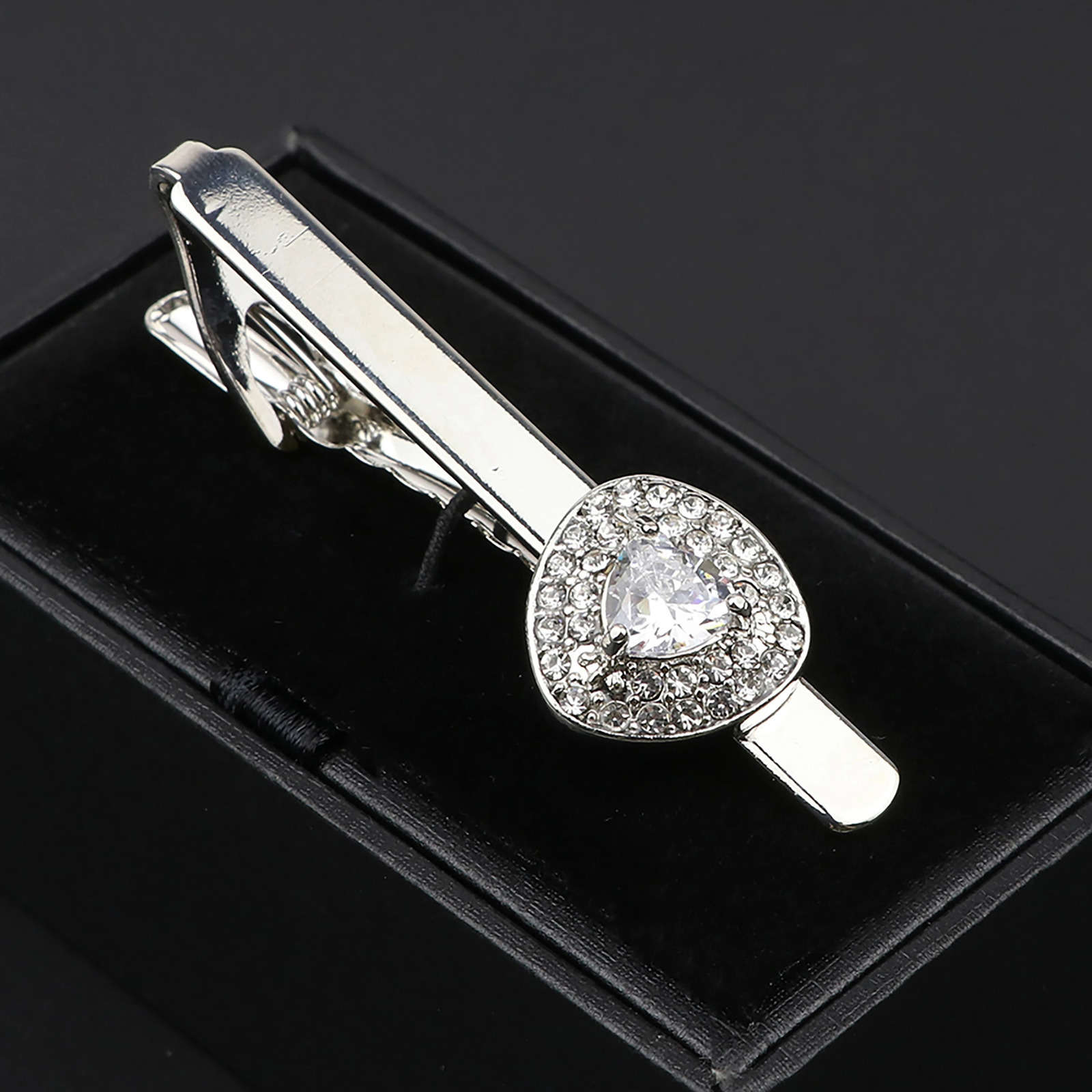 Fashion Chrome Stainless Tie Clips Guitar Notes Turtle Anchor Copper Metal Business Suit Clasp Accessories 250715