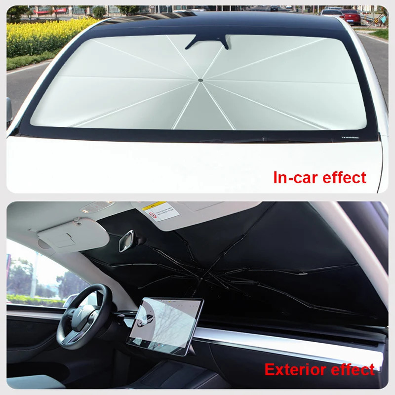 Car Windshield Sunshade Car Front Shading Sun Shade Upgrade Auto Parasol Umbrella Type for Car Window Summer Sun Protection 250715