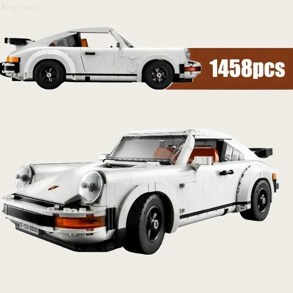 Technical Retro Car Model Bricks 1458pcs Building Blocks Set 2in1 Race Classic Model Kit for Adults and Teens Toys Birthday Gift Z250718