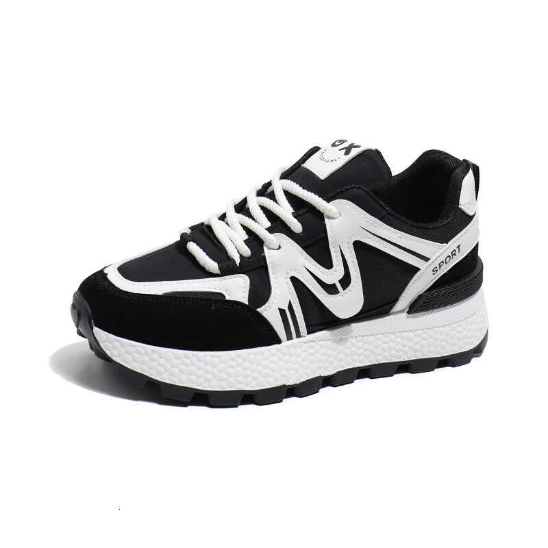 Forrest Gump Women's Casual 2024 Spring New Running Shoes Ins Trend Thick Free shipping Sole Korean Style Female Student Sports 6103