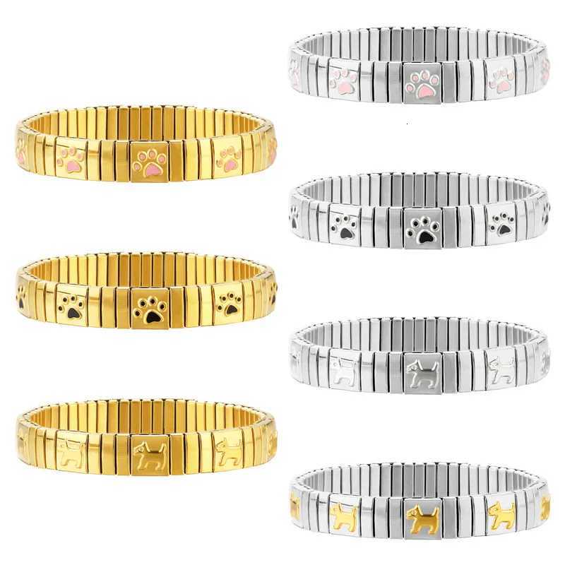 Trendy Stainless Steel Cat Claw Bangle Bracelet for Women Golden Stackable Basic Charm Chain Bracelet Waterproof Jewelry Gift X250718