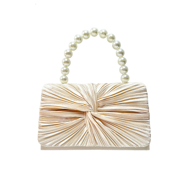2025 summer new women's shoulder crossbody bag new women's bag fashionable women's pleated banquet bag handbag new designer bag new des