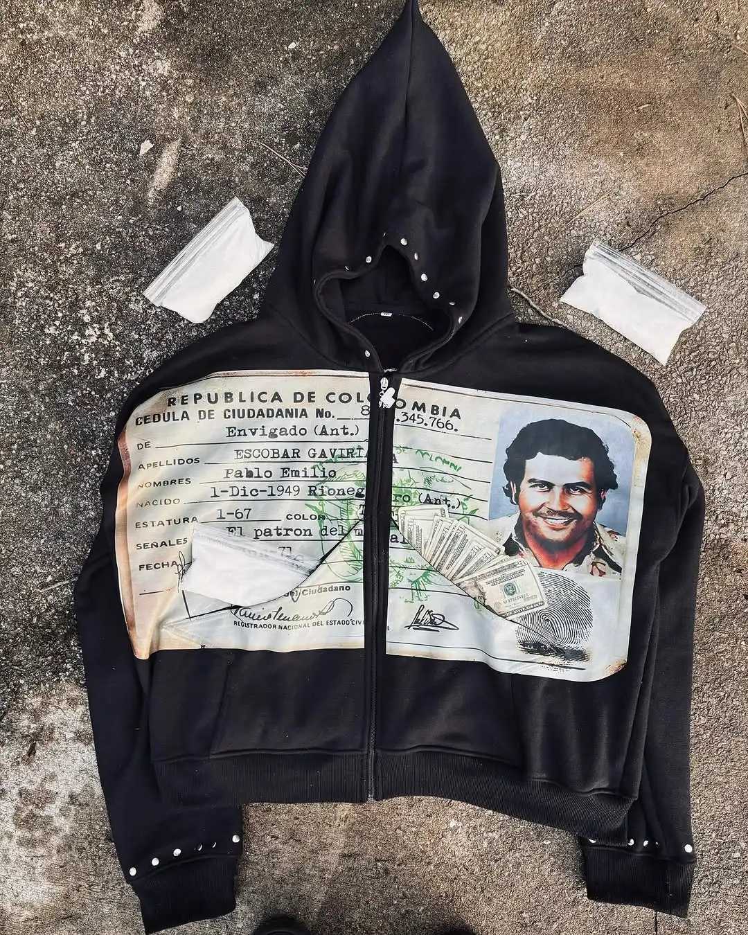 American Street Hoodie Coat Printed Graphics Oversize Zipper Hoodie Men Women Harajuku Hip Hop Gothic Casual Jacket Sweatshirt X250718