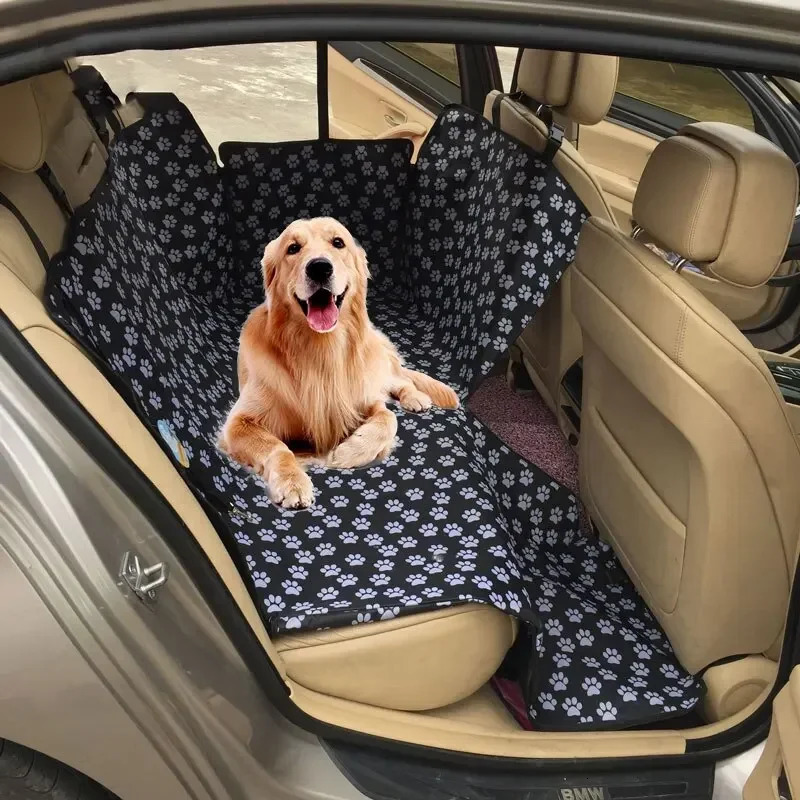 Waterproof Pet Dog Car Seat Cover Back Seat Cover Protector Pad with Printing Scratchproof 250715