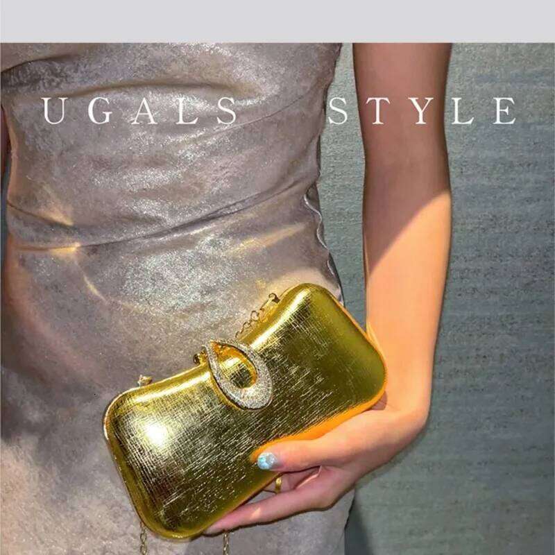 Designer Bags Clutch For Women Formal Party Glitter Bag Purse Evening Bags Classic Chain Small Square Handbag Luxury Bag