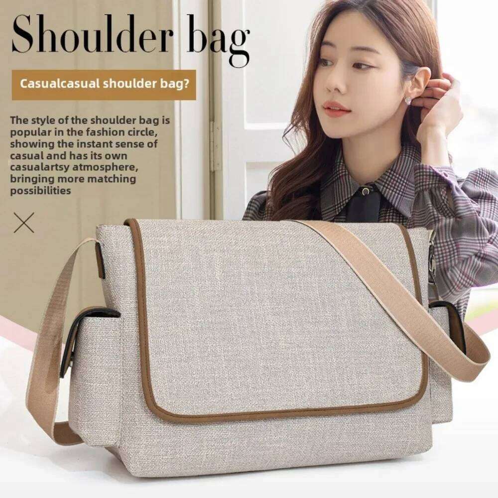 New Canvas Large Capacity Casual Shoulder Tote Bag Messenger Handbags Crossbody Bags For Women
