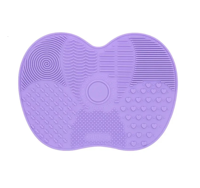 Colorful Brush Cleaner Scrubbe Board Cosmetic Makeup Washing Silicone Gel Cleaning Mat Foundation Pad 250716