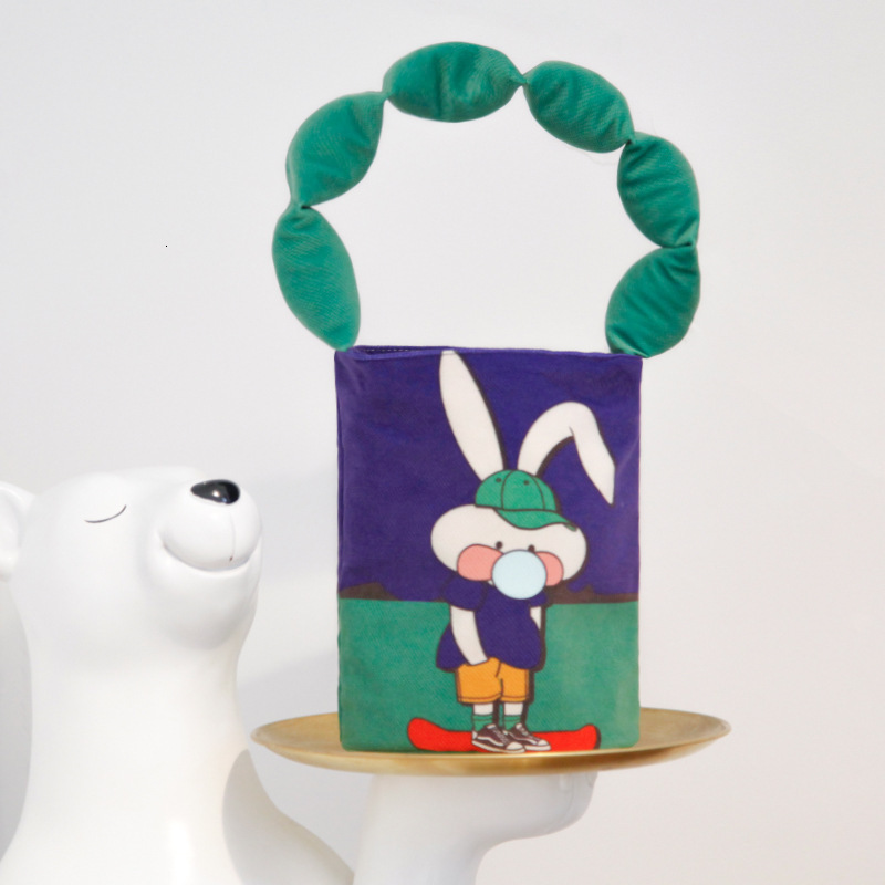 2025 New Designer Women's Bucket Sail Bag Spot Wholesale Small Print Handbag Cosmetics Mobile Phone Storage Creative Bag