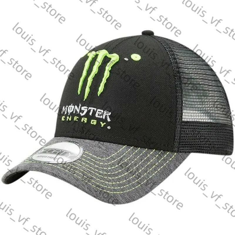 2025 New Monster Embroidered Baseball Hat Summer Mens and Womens Sunscreen Hat Racing Baseball Hat H250718