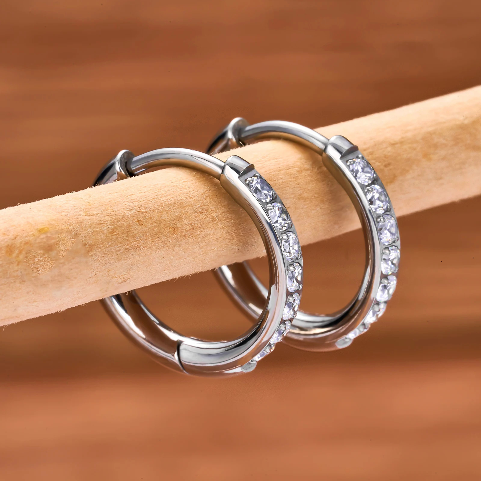 1/10pcs G23 Hoop Earring For Women Piercing Nose Ring ASTM 36 Body Jewelry Accessories Wholesale 2024 250716