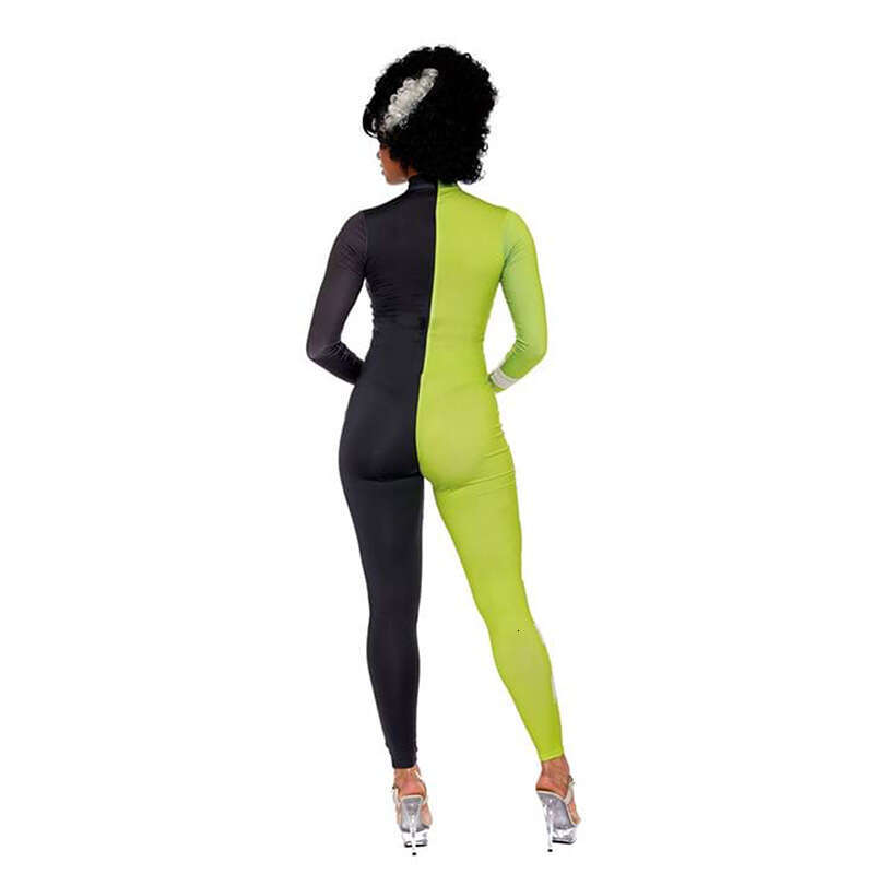 Skeleton Day Of The Dead Unisex Tight-Fitting Role-Playing 3D Digital Printed Jumpsuit Halloween Cosplay B5