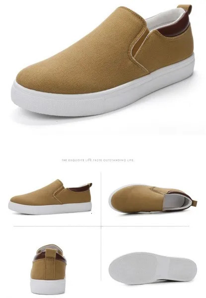 Men Casual Shoes 2024 Male Sneaker Canvas Boys Fashion Slip-on Vulcanized Flats Non-Leather Casual Shoes Men Zapatos Hombres 250716