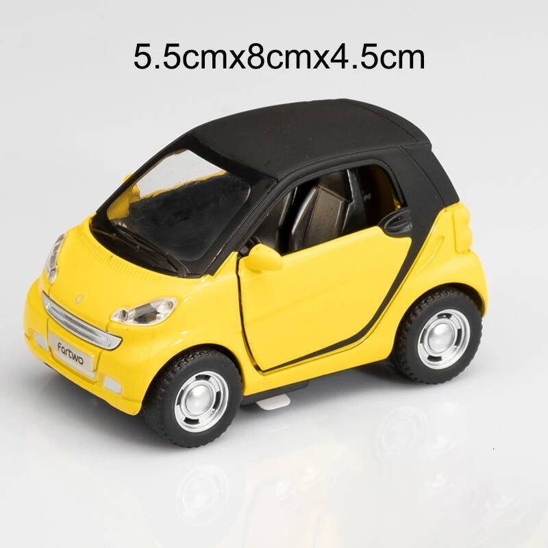 Smart Fortwo Toy Vehicles Diecast Model Cars-Toy Children Metal Cars For Brithday Decoration