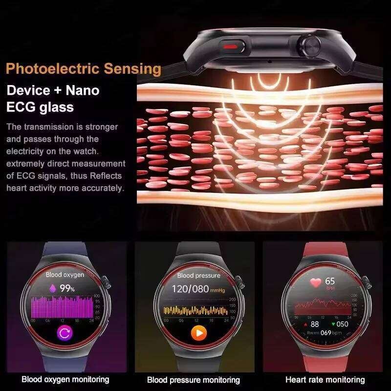 2025 New Nursing Health laser Cure Blood pressure Smart Watch Men Heart rate Pulse Sleep Bluetooth call Body Monitor Smartwatch free shipping