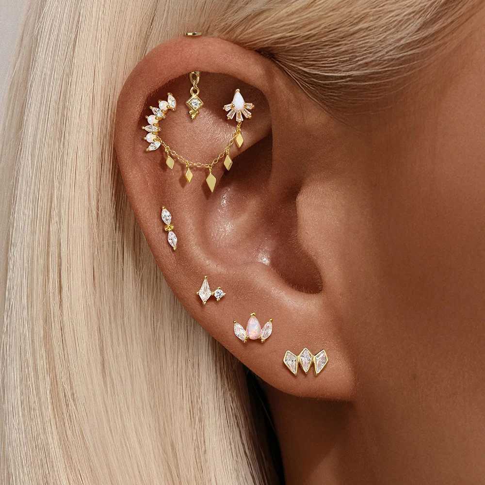 1 Piece 925 Sterling Silver Spare Parts Chains Part For Stud Earrings Piercing Hoops Drop Earrings Wen Fine Jewelry Gift X2507181