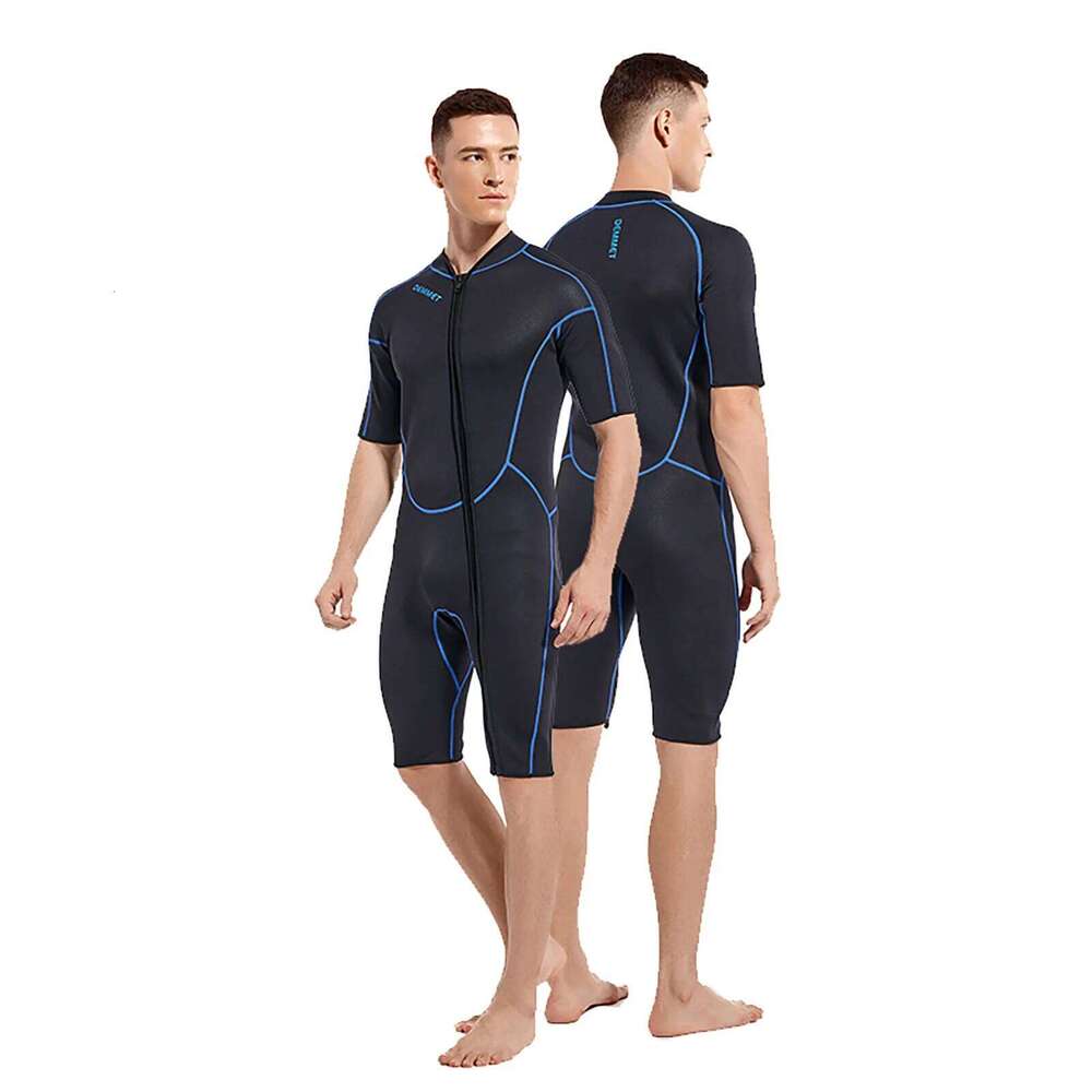 Scuba wetsuits 1.5MM One-piece neoprene Men Women Full Body Wetsuit Sunscreen White Warm Swimsuit Swimming Surfing Snorkeling